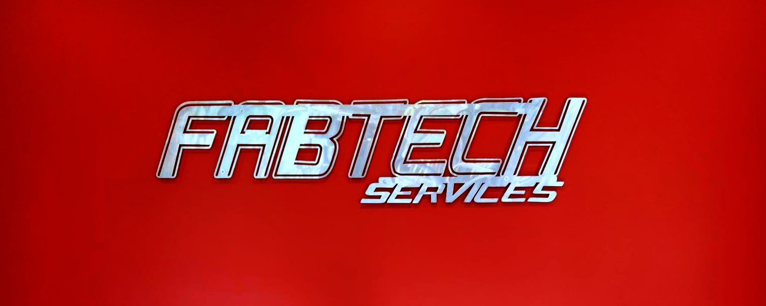 photo of fabtech logo on wall